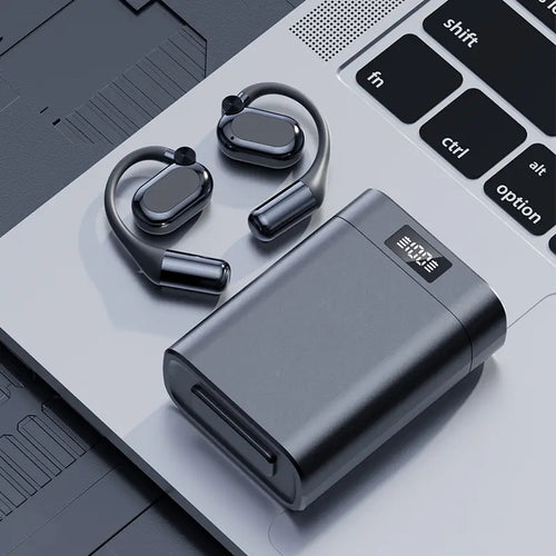 Bluetooth Earbuds with Smartphone Charging Support 45 Hours Playtime Hifi Bass ENC Noise Cancelling Bluetooth 6.0 Sport Design,Father'Sdaygifts