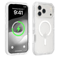 Magsafe Defender Case for Iphone, Multi-Layer Case Hybrid Heavy Duty Shockproof Case, Magnetic Transparent Clear Cover Protective Smartphone Case for 17 Pro Max/17/16/15/14/13 for Apple Iphone 17 Air