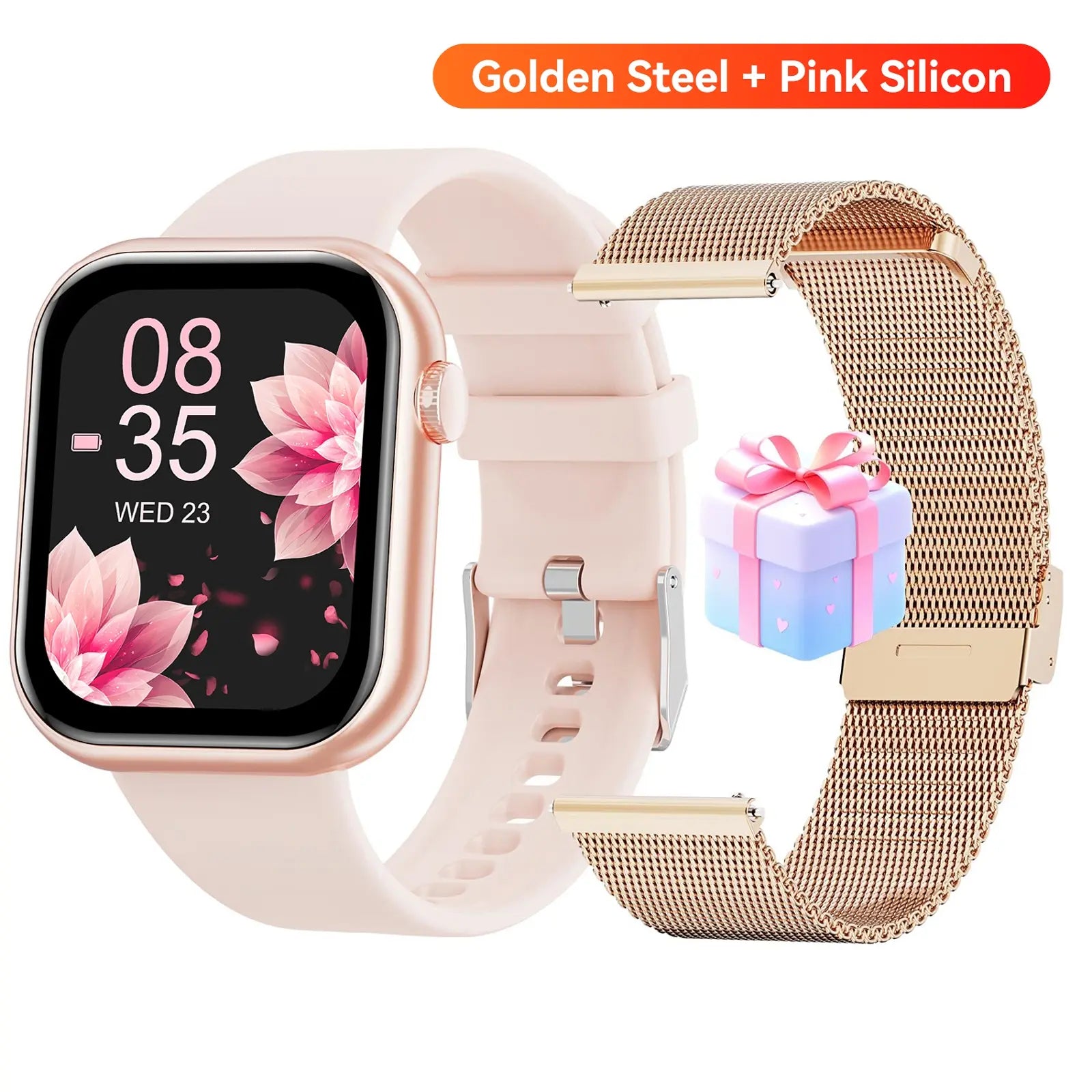Multifunctional Men'S and Women'S Smartwatch, Calling Smart Watch, 1.85‑Inch Smart Watch That Supports Answering and Making Calls, 100+ Sports Modes and Message Reminders, IP67 Waterproof for Android and Iphone, Ideal Gift