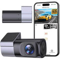 Wired Wifi Dash Cam 1080P HD | 360° Rotatable Mini Car Camera with Night Vision, Loop Recording, 24H Parking Monitor Dvr Card Storage