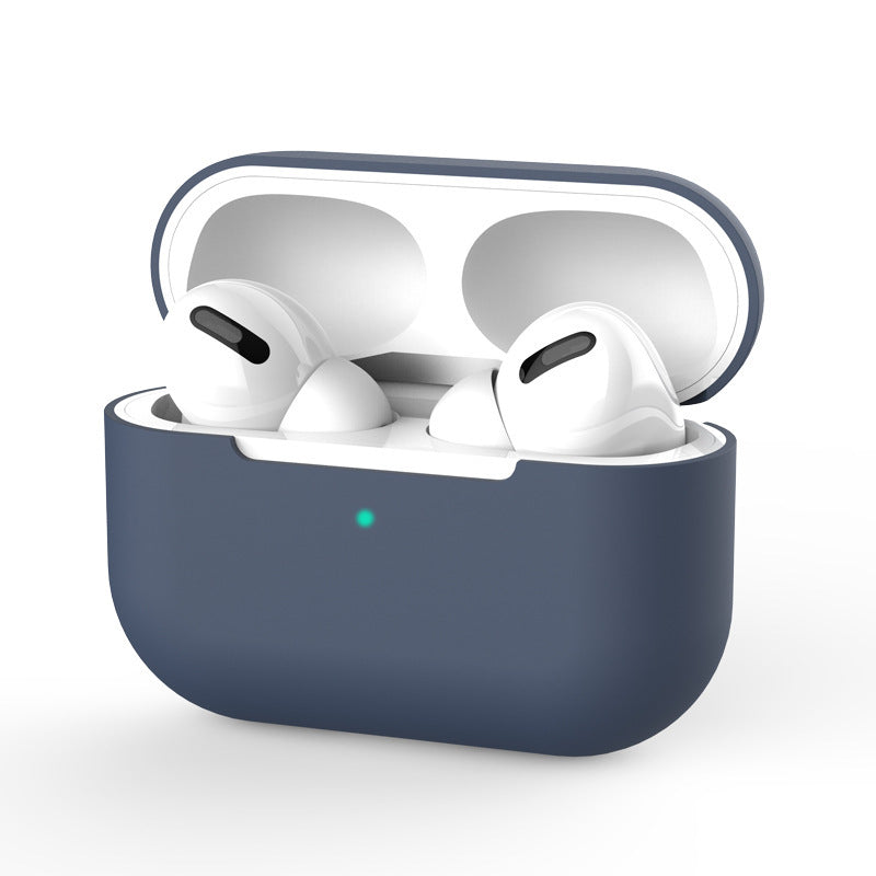 Silicone Earphone Case with Carabiner, Solid Color Robust Shockproof Protective Case for Airpods Pro 2, Soft Earphone Case with Visible LED Charging Indicator, Earphone Protector for Men and Women, Handy, Protection, Earbuds