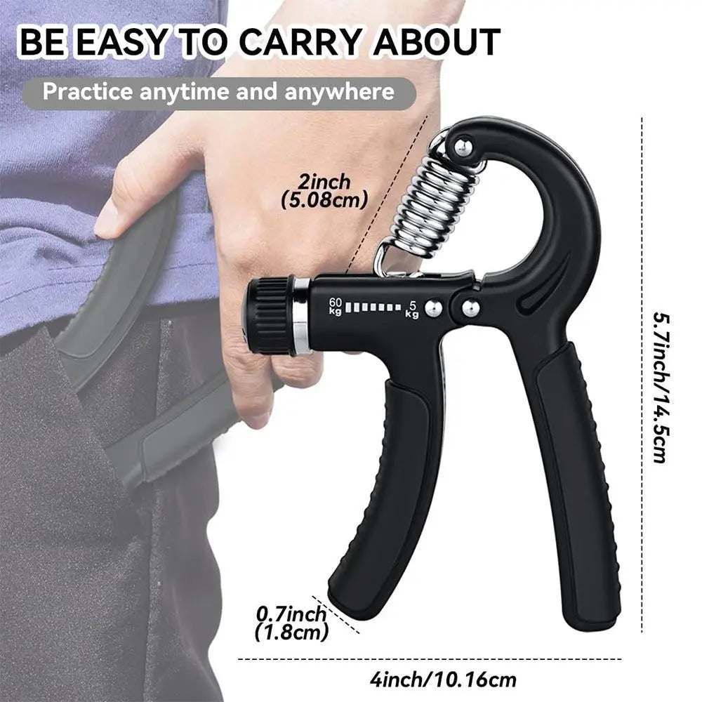Workout Hand Gripper, 11Lbs-132Lbs Hand Grip Exerciser, Exercise Hand Grip Strengthener, Workout Equipment, Home Gym Equipment, Strength Training Accessory, Valentine'S Day Gift