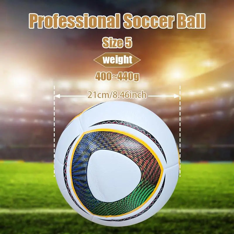 Size 5 Soccer Ball, Football Training Balls, Soccer Trainer Ball, Professional Football Training Equipment for Youth & Adults, Ideal for Indoor & Outdoor Ball Sports, Soccer Gear