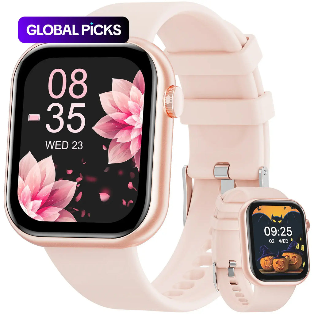 Multifunctional Men'S and Women'S Smartwatch, Calling Smart Watch, 1.85‑Inch Smart Watch That Supports Answering and Making Calls, 100+ Sports Modes and Message Reminders, IP67 Waterproof for Android and Iphone, Ideal Gift